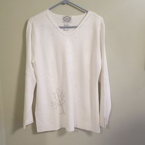 Holiday Sweater Stitches In Time Women's Size Large